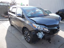 2018 TOYOTA SIENNA LIMITED GRAY 3.5 AT AWD Z21386